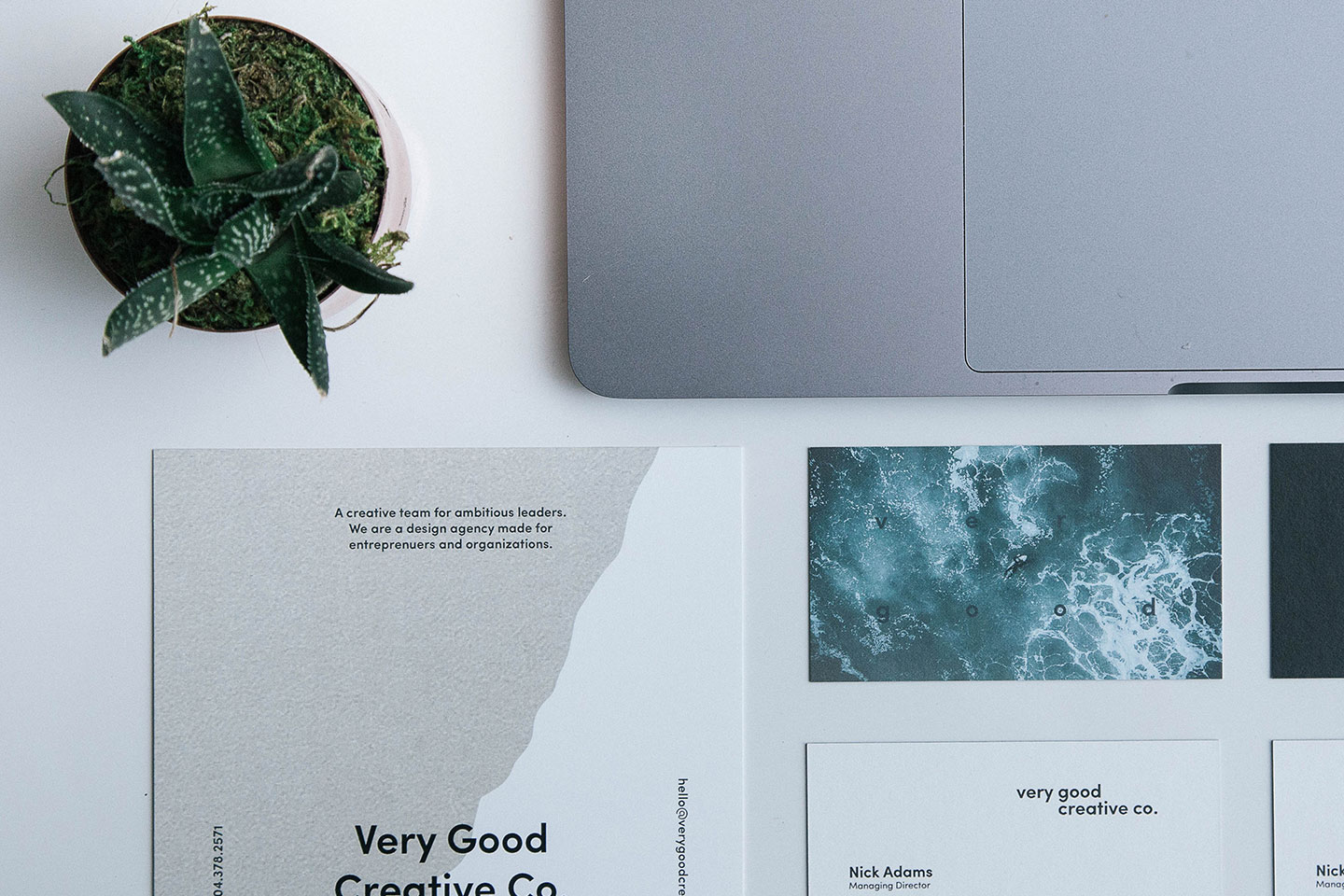 plant and decorative items like post cards